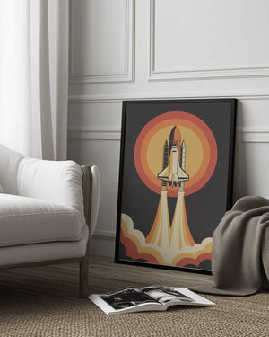 Tablou înramat „Space Shuttle” de Andreas Magnusson