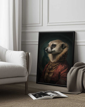 Tablou înramat „Meerkat Portrait” de Andreas Magnusson