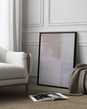 Tablou înramat „Pastel Painted Wall Mauve Pink” de Alexandra Weise