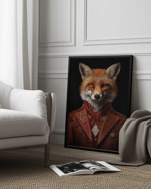 Tablou înramat „Red Fox Portrait” de Andreas Magnusson