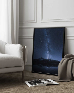 Tablou înramat „Galaxies Reflection” de Toby Harriman