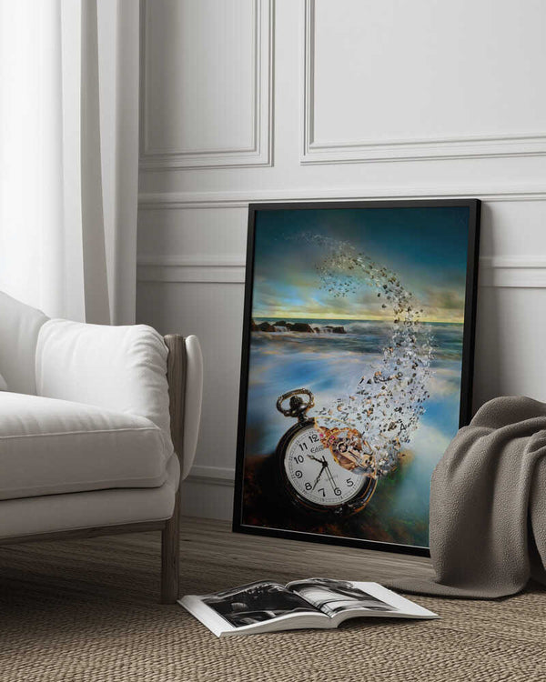 Tablou înramat „The Vanishing Time” de Sandy Wijaya