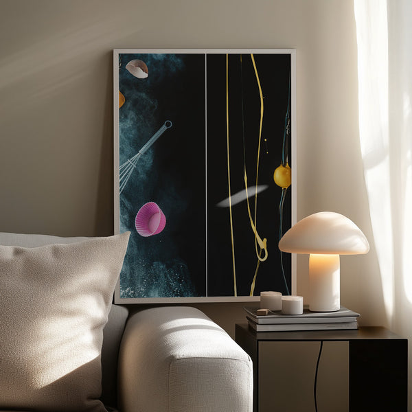 Tablou înramat „Kitchen mess” de Dina Belenko