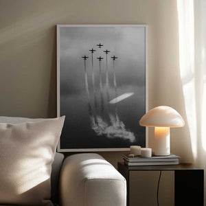 Tablou înramat „Six on Cloud” de Antonyus Bunjamin (Abe)