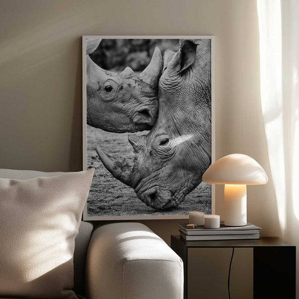 Tablou înramat „Face to face” de Jesus Concepcion Alvarado