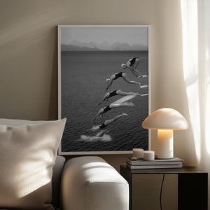 Tablou înramat „The beauty of diving” de Greetje van Son