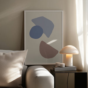 Tablou înramat „Organic Shapes 04” de Pictufy Studio