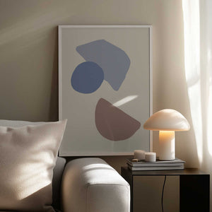 Tablou înramat „Organic Shapes 04” de Pictufy Studio