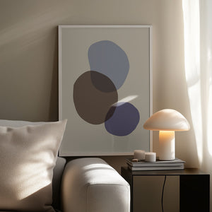 Tablou înramat „Organic Shapes 05” de Pictufy Studio
