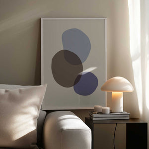 Tablou înramat „Organic Shapes 05” de Pictufy Studio