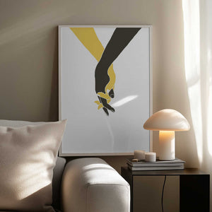 Tablou înramat „Holding Hands” de Pictufy Studio II