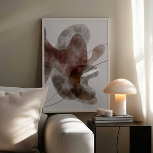 Tablou înramat „Red Seaweed” de Pictufy Studio II