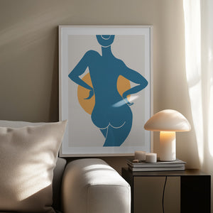 Tablou înramat „Blue Woman” de Pictufy Studio II