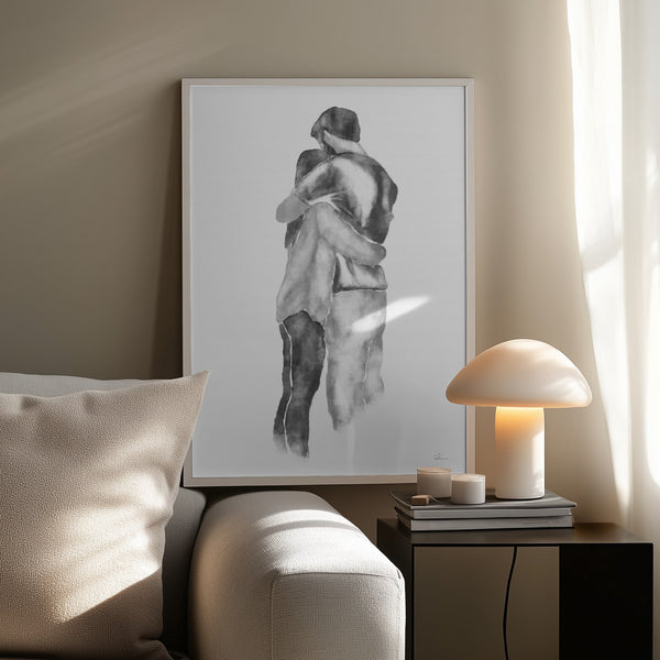 Tablou înramat „Embrace” de Pictufy Studio II
