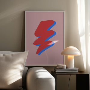 Tablou înramat „Lightning” de Pictufy Studio