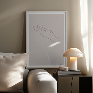 Tablou înramat „Hand Drawing” de Pictufy Studio II