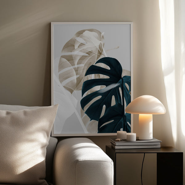 Tablou înramat „Monstera Creative 05” de Pictufy Studio III