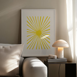 Tablou înramat „The Sun” de Pictufy Studio