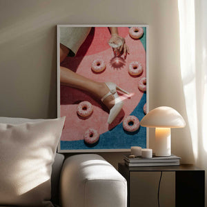 Tablou înramat „Pink Picnic #02” de Pictufy Studio III