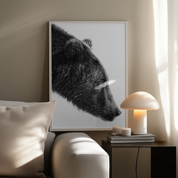 Tablou înramat „The Salmon Catcher” de Anchor Lee