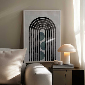 Tablou înramat „arch_capsule_001_green” de Pictufy Studio II