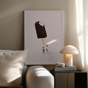 Tablou înramat „You treat me well” de Maarten Léon