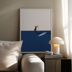 Tablou înramat „Fishing for compliments” de Maarten Léon