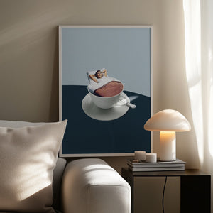 Tablou înramat „Morning rituals” de Maarten Léon