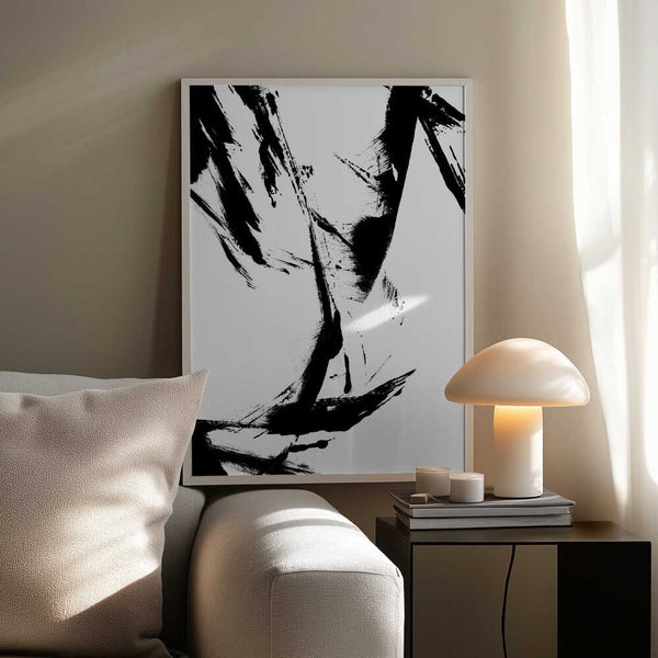 Tablou înramat „Ink Brush Flow” de uplusmestudio