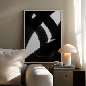 Tablou înramat „Love's Abstract Path” de uplusmestudio