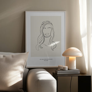 Tablou înramat „Modern Line Art” de NKTN