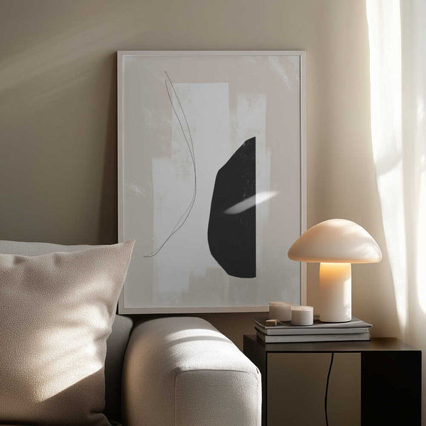 Tablou înramat „Monochrome Harmony” de uplusmestudio