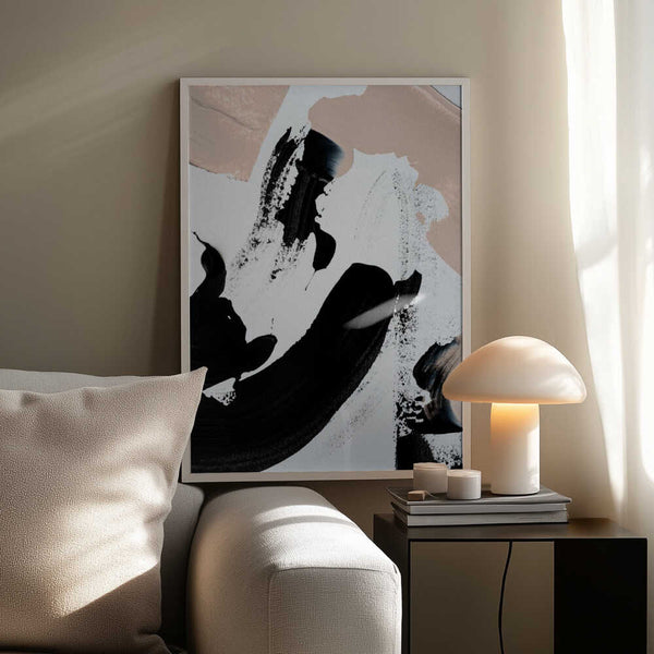 Tablou înramat „Monochrome Dance” de uplusmestudio