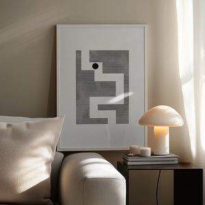 Tablou înramat „Minimalist maze” de Pictufy Studio II