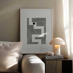 Tablou înramat „Minimalist maze” de Pictufy Studio II