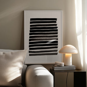 Tablou înramat „Stripes_Beige” de Pictufy Studio II