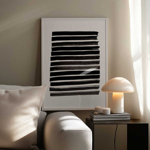 Tablou înramat „Stripes_Beige” de Pictufy Studio II