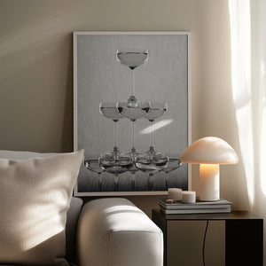 Tablou înramat „Champagne tower_9” de Pictufy Studio III