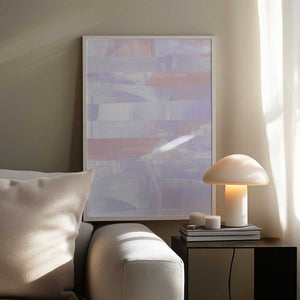 Tablou înramat „Pastel Hues Of Lavender And Peach” de uplusmestudio