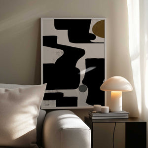 Tablou înramat „Curves and Shadows” de THE MIUUS STUDIO
