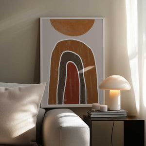 Tablou înramat „Earthy Arches” de THE MIUUS STUDIO