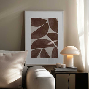 Tablou înramat „Earthy Crescents” de THE MIUUS STUDIO