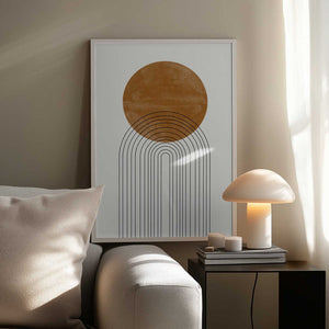 Tablou înramat „Golden Arch Echoes” de THE MIUUS STUDIO