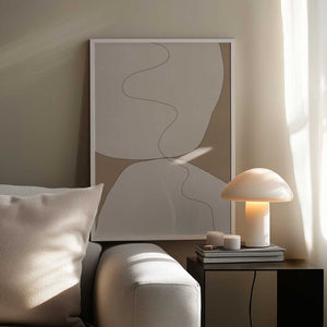 Tablou înramat „Curves of Serenity” de THE MIUUS STUDIO