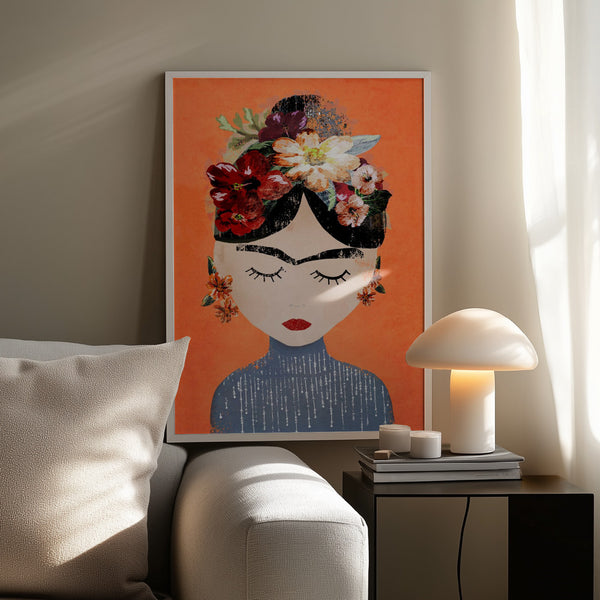 Tablou înramat „Floral Dreamer” de Treechild