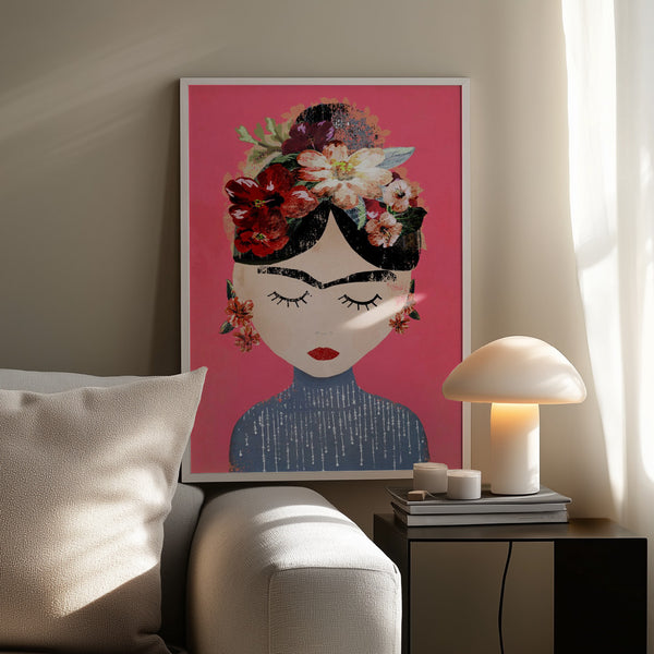 Tablou înramat „Floral Serenity” de Treechild