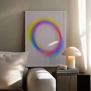 Tablou înramat „Luminous Spectrum Halo” de Treechild