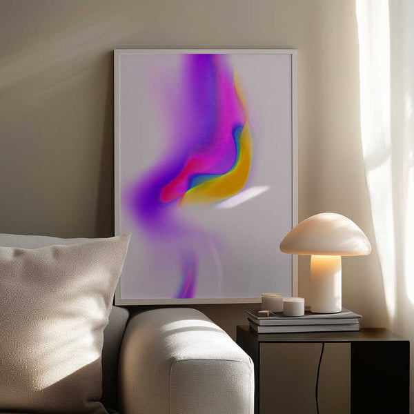 Tablou înramat „Neon Whirl” de Treechild