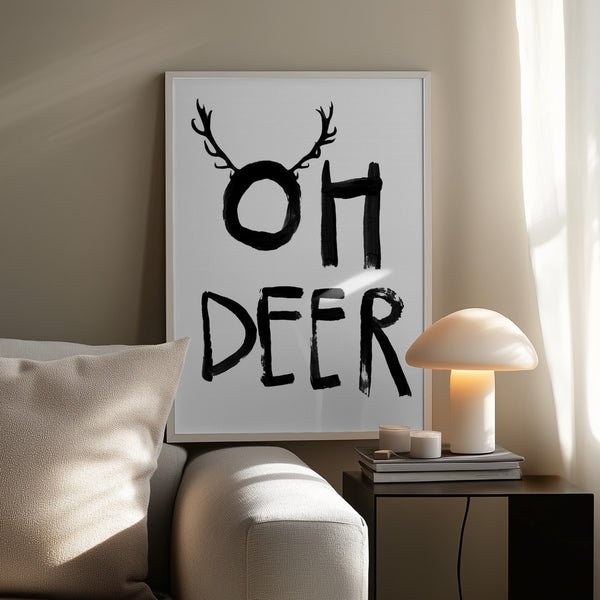 Tablou înramat „Antler Whimsy” de Treechild