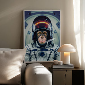 Tablou înramat „AstroMonkey” de Marcel Egger